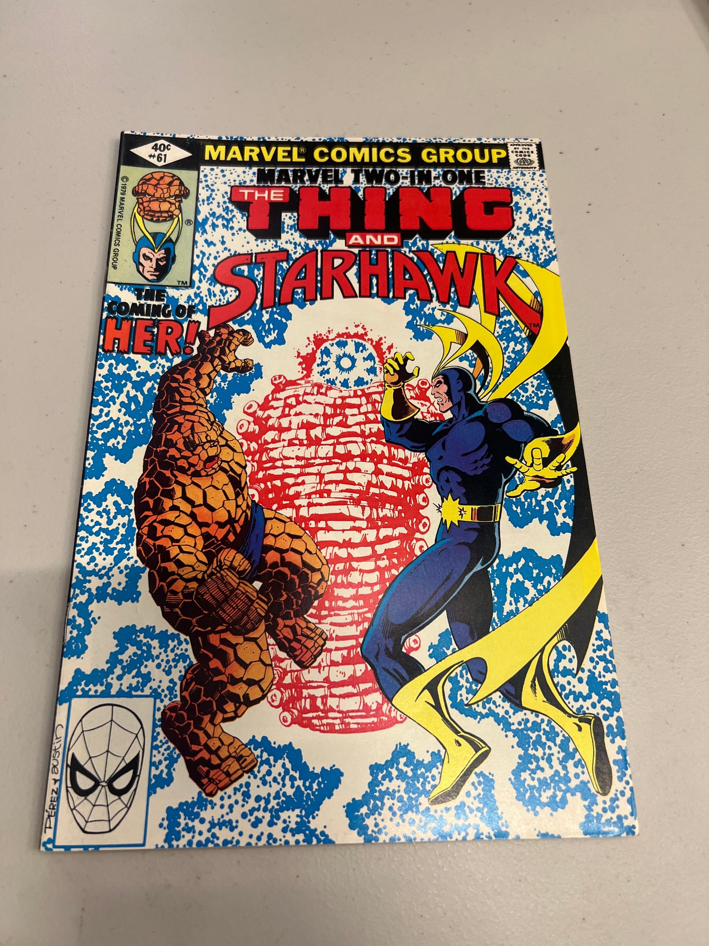 Marvel two in one 61