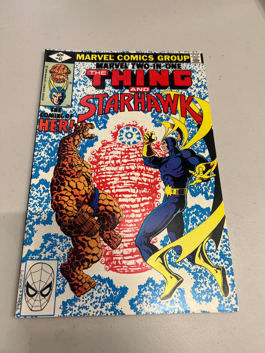 Marvel two in one 61
